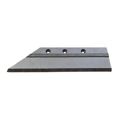 Soc carbure Gauche à barre 16" avec rechargement pour charrue GRÉGOIRE BESSON 172602 adaptable