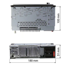 Autoradio PIONEER pour tracteur - USB/MP3 12 V