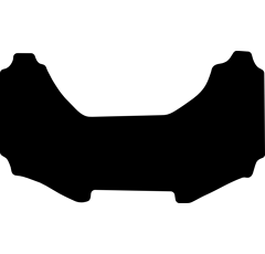 Passform Gummimatte passend für Fendt 200 Vario V/F/P (Schmalspur) - ab Bj 2009