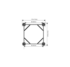 Support métalique pour big bag