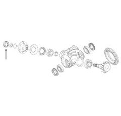 Frein d'écrou pour tracteur CASE IH F178302020010 adaptable