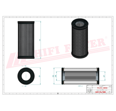 Filtre hydraulique pour pulvérisateur EVRARD-HARDI HY 13797 adaptable