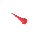 Verschlussstopfen universal  RotPVC-konisch für Rohre von 5-22 mm Farbe rot