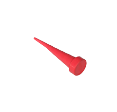 Verschlussstopfen universal  RotPVC-konisch für Rohre von 5-22 mm Farbe rot