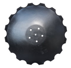 Disque crénelé Ø530x6 mm pour semoir KVERNELAND AC353952 adaptable 