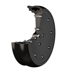 Roue 405 x 115 mm pour semoir HORSCH 00311215 adaptable | FARMFLEX