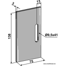 Abstreifer für Packerwalze 1164528380N Lely Nachbau
