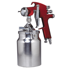 Pistolet de peinture en aluminium 1 L avec fermeture baïonnette