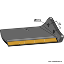 Flügelschar, Hartmetall beschichtet - rechts 101EXT1071 Lemken Nachbau