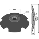 Hohlscheibe, gezahnt 3490467N Lemken by Niaux