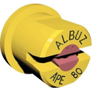 Buse pulvérisateur à jet plat APE 80° 02 Jaune - ALBUZ