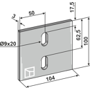 Racloir pour rouleaux packer LELY 1.1645.9000.0 adaptable