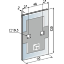 Racloir pour rouleaux packer pour AMAZONE 3492004 adaptable - Blacksteel©
