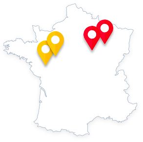 Map de la France