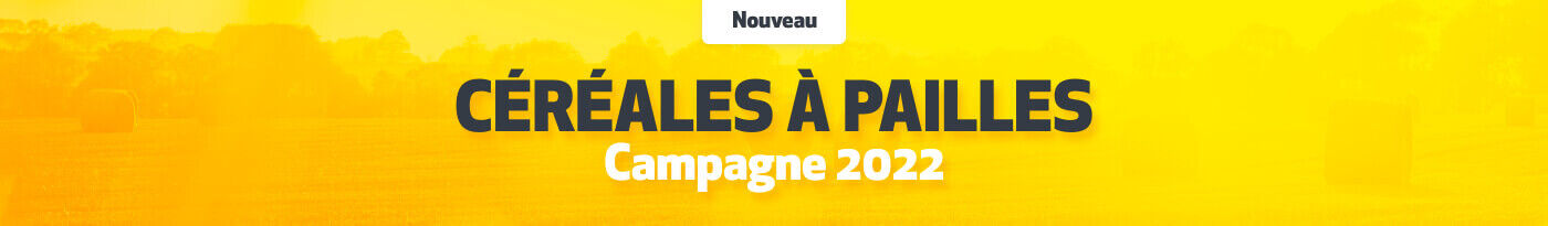 CÉRÉALES À PAILLES Campagne 2022