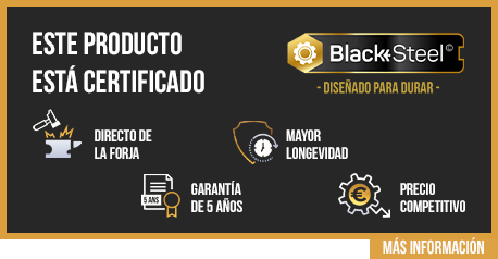 Este producto está certificado BlackSteel