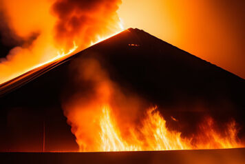 200 chevreaux morts dans un incendie