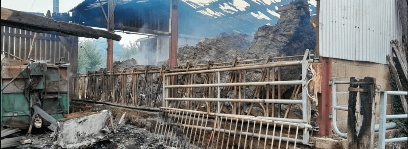 Incendie spectaculaire : un bâtiment agricole en flammes, des pompiers luttent toute la nuit !