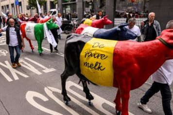 Manifestations agricoles à Bruxelles