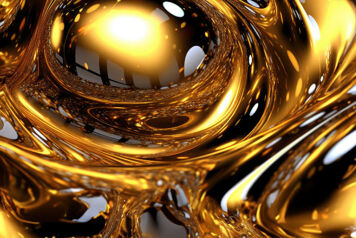 Faque huile moteur jaune en vue de près