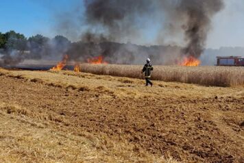 incendie agricole