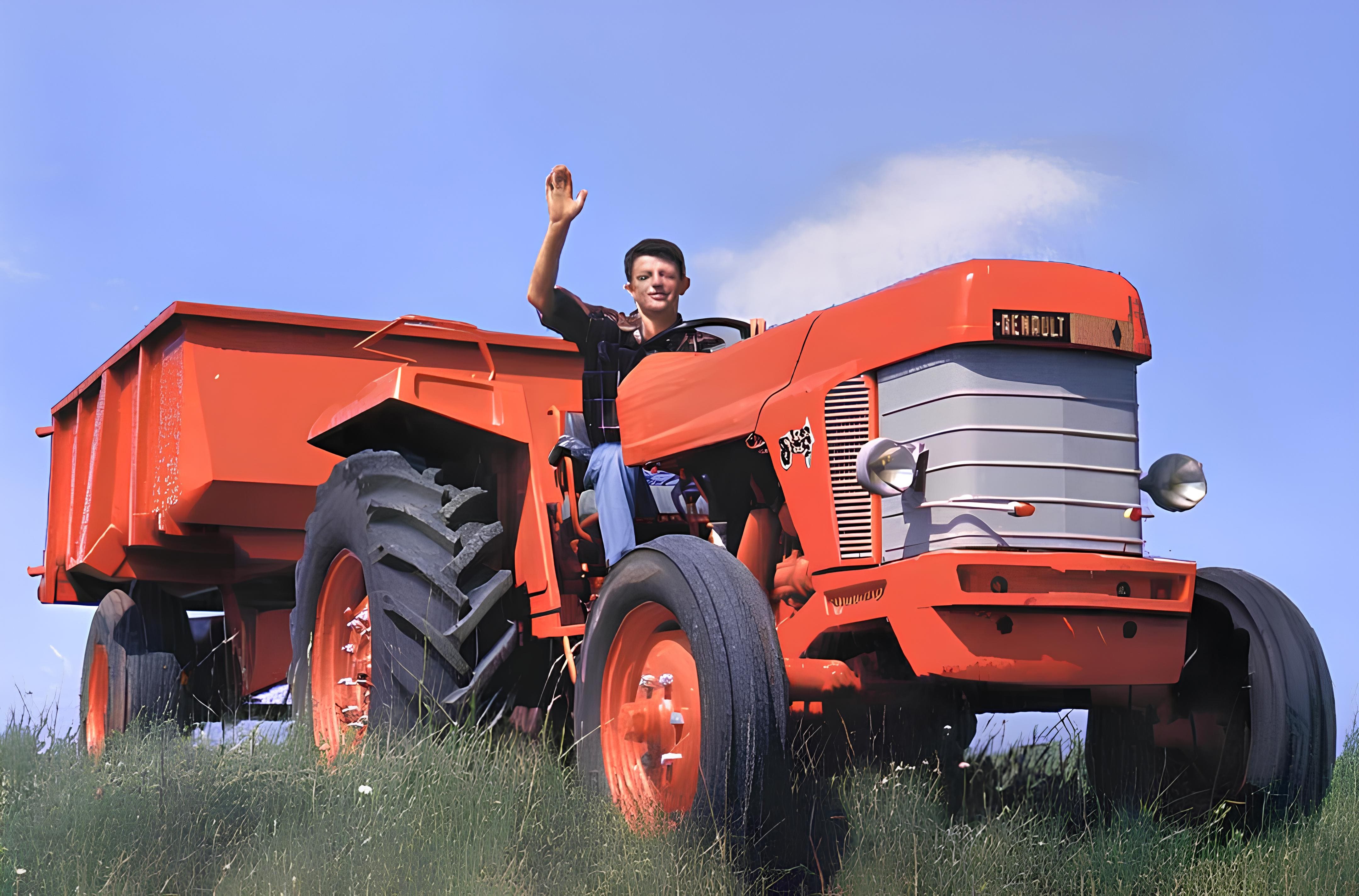 Tracteur renault 385