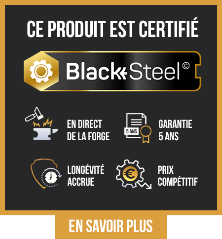 Ce produit est certifié BlackSteel