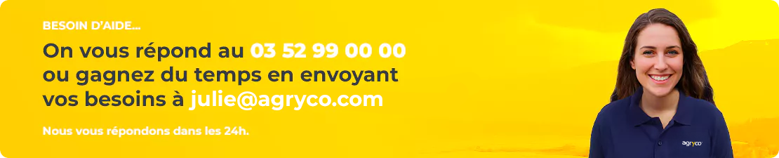 Appelez-nous au 03 52 99 00 00 ou envoyez votre demande à julie@agriconomie.com