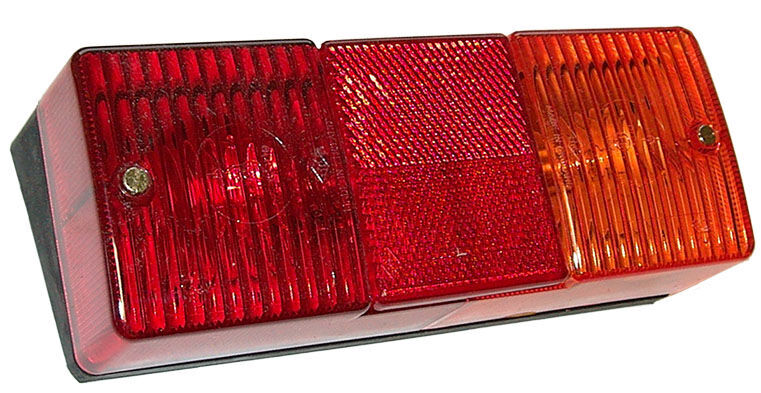 Bajato Paire De Feux Arrière Tracteur Mahindra 4500 5500 4530 3550 5565 – 4 Fonctions, Ampoules 12V Incluses