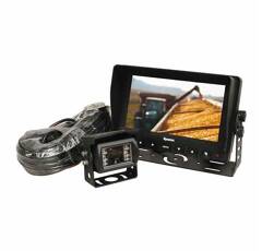Colgar vertical Piquete Kit de cámara de marcha atrás pantalla 7" LCD + 1 cámara